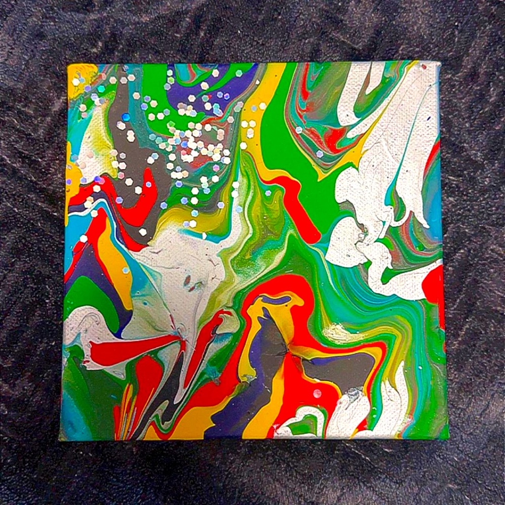 Trippy Marble Painting 🌀